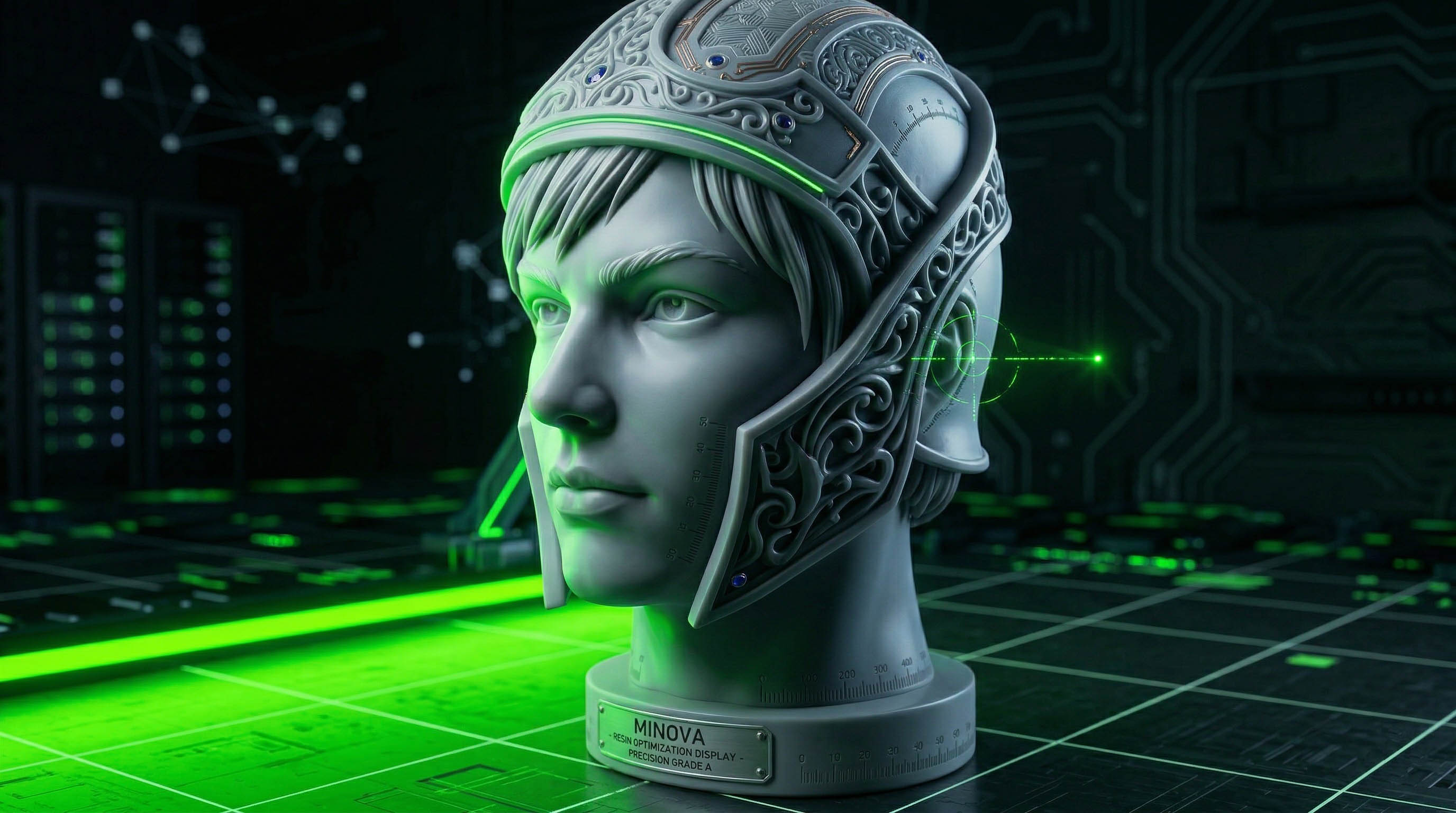 Ultra high detail Minova resin 3D print