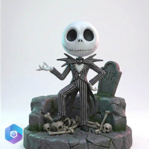 jack skellington – Printable 3D Model (STL)