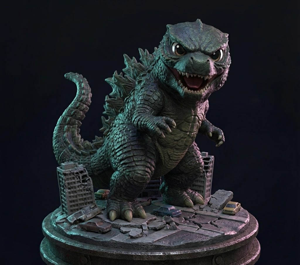 Godzilla – Chibi STL