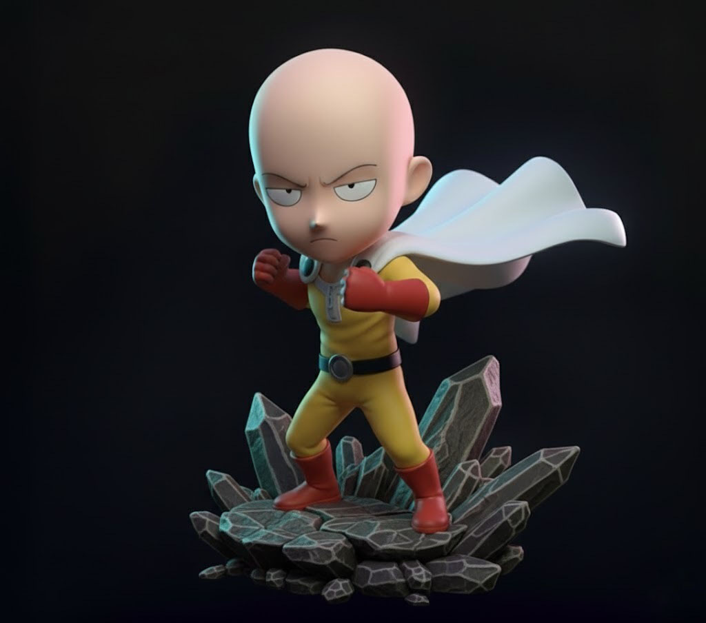 Saitama – Chibi STL