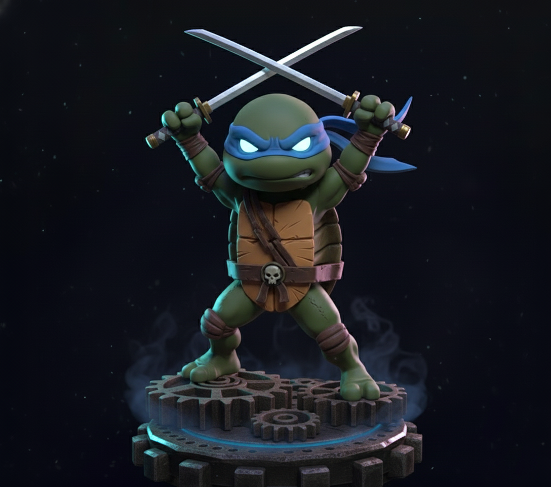 Leonardo (TMNT)  – Chibi STL