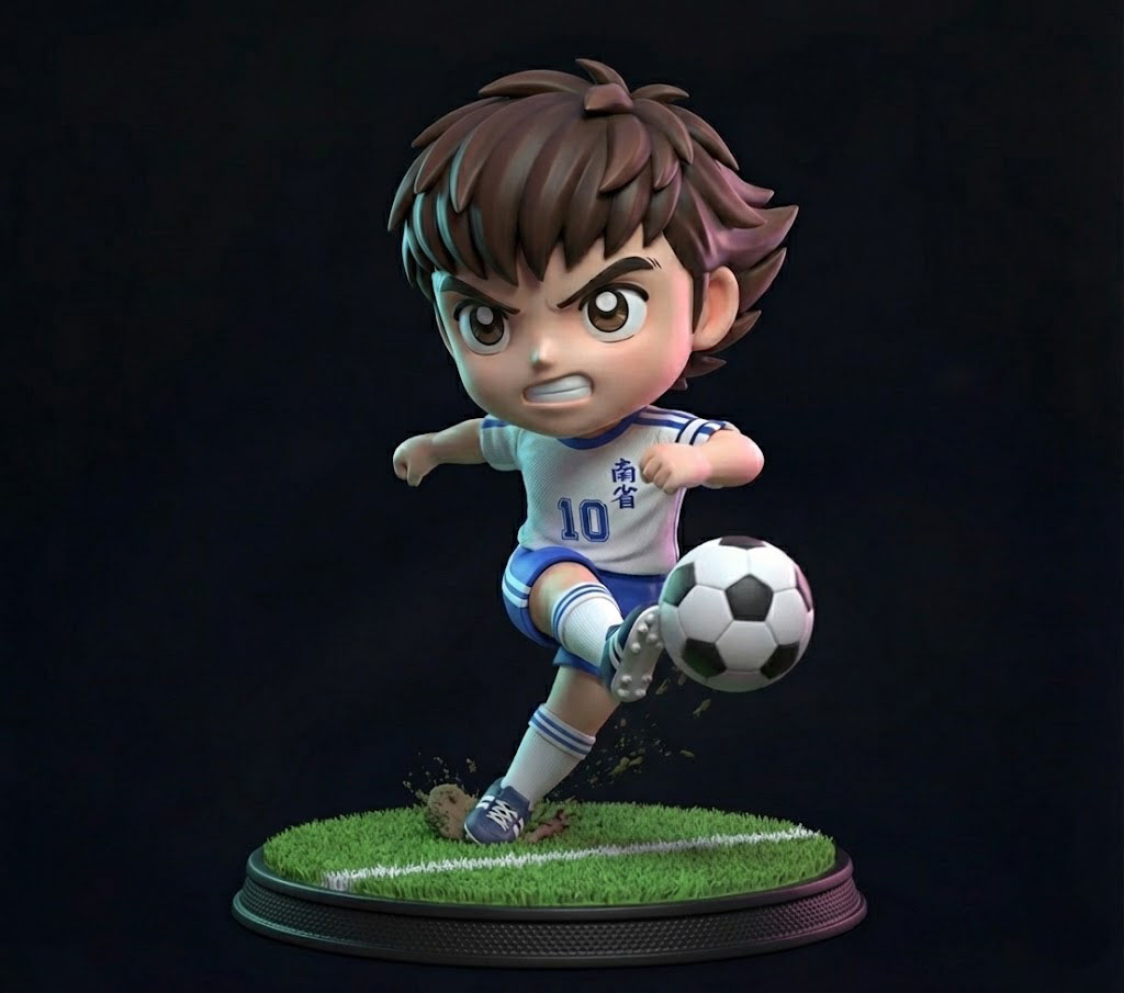 Oliver Atom Captain Tsubasa – Chibi STL