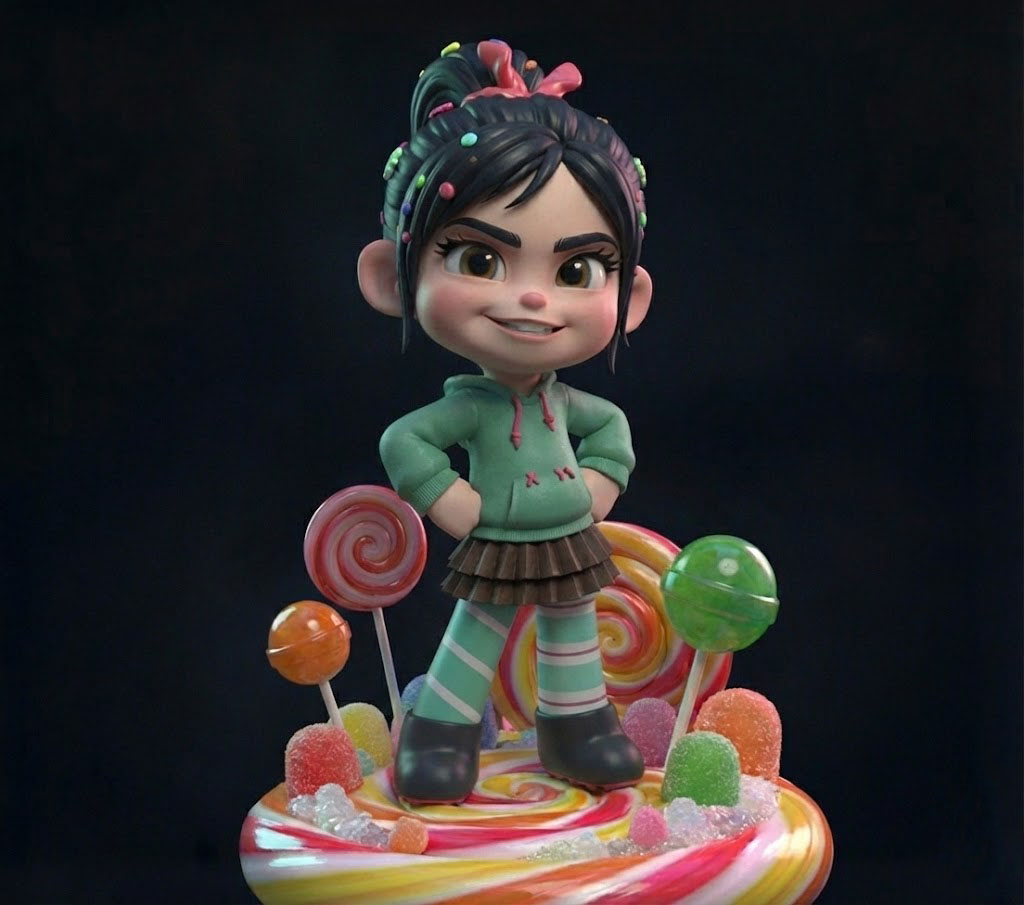 Vanellope von Schweetz Figure – STL