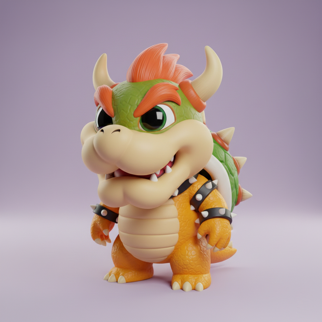 Bowser – Chibi STL