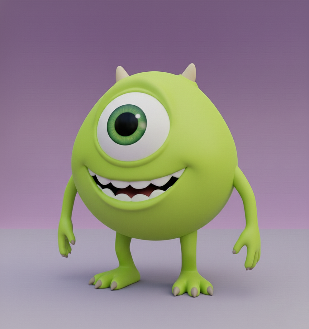 Mike Wazowski – Chibi STL