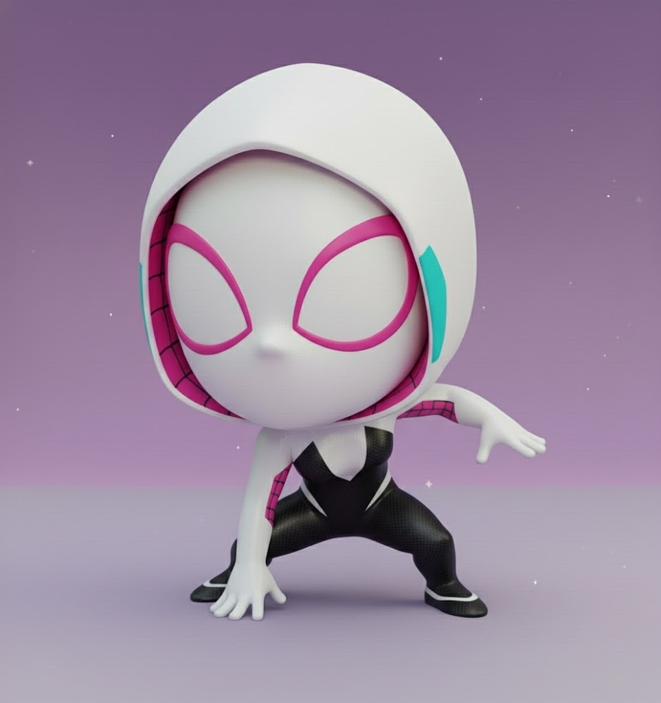 Spider-Gwen – Chibi STL