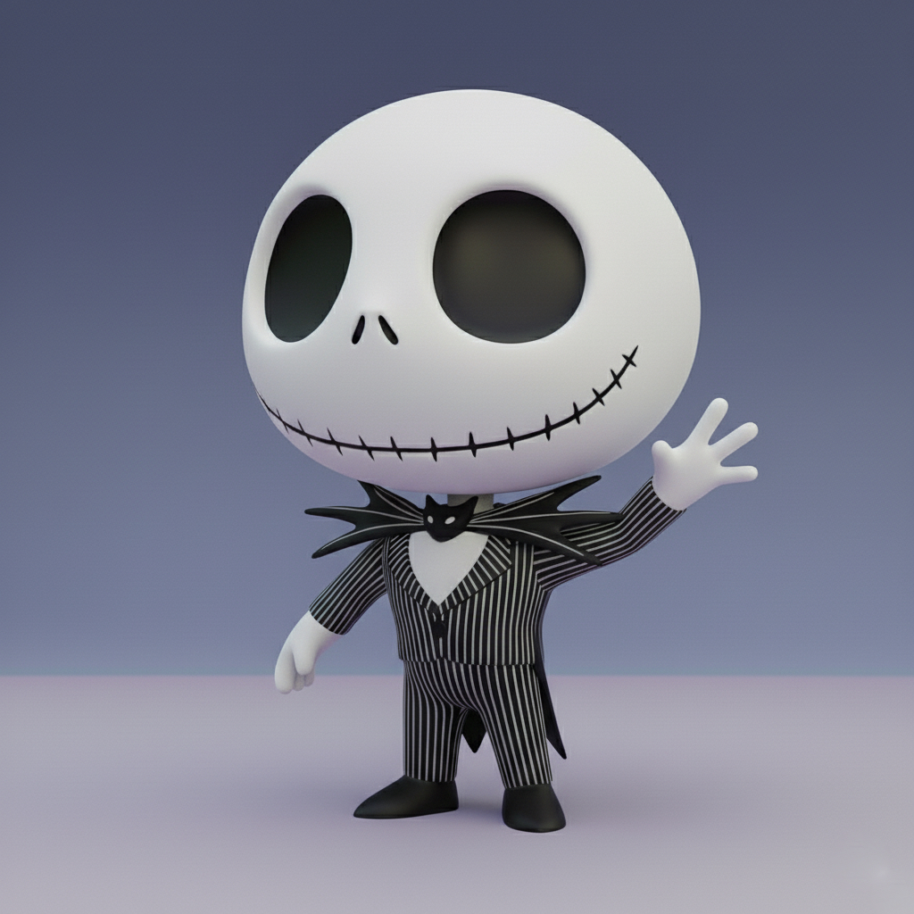 Jack Skellington – Chibi STL